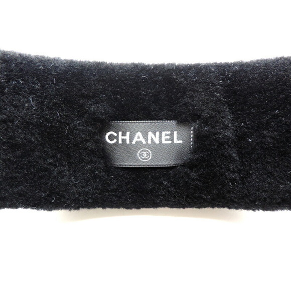 Chanel fur headband ladies accessory black - Picture 6 of 6